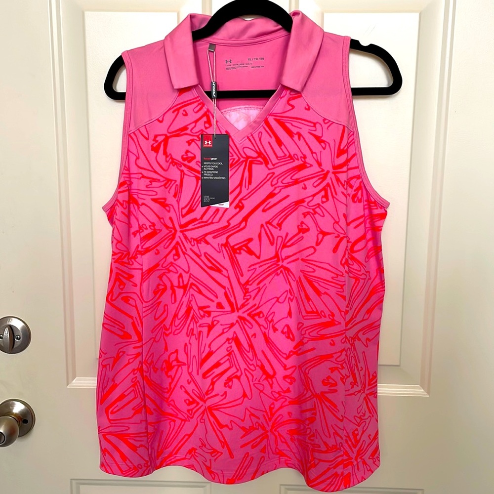 Under Armour Sleeveless Golf Polo NEW size XL
